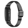 AISPORTS Compatible with Fitbit Inspire 2 Band for Women Men, Slim Solid Adjustable Stainless Steel Bracelet Sport Wristband Metal Buckle Replacement Band for Fitbit Inspire 2 Fitness Tracker view 1