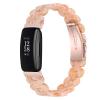 AISPORTS Resin Band Compatible with Fitbit Inspire 2 Band for Women Men, Stylish Slim Crystal Resin Bracelet Stainless Steel Metal Wristband Replacement Band for Fitbit Inspire 2 Fitness Tracker view 2