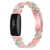 AISPORTS Resin Band Compatible for Fitbit Inspire 2 Band for Women Men, Stylish Slim Crystal Resin Bracelet Stainless Steel Metal Wristband Replacement Strap for Fitbit Inspire 2 Fitness Tracker view 2