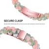 AISPORTS Resin Band Compatible for Fitbit Inspire 2 Band for Women Men, Stylish Slim Crystal Resin Bracelet Stainless Steel Metal Wristband Replacement Strap for Fitbit Inspire 2 Fitness Tracker view 3