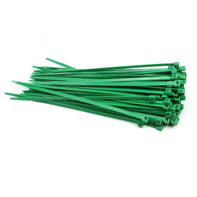 Yinpecly 100PCS Resistant Cable Zip Ties 7.87" Tensile Strength Eco-Friendly Wire Tie Green