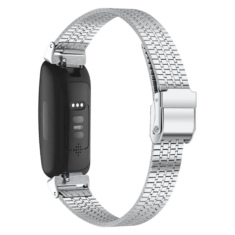 AISPORTS Compatible with Fitbit Inspire/Inspire HR Band for Women Men, Slim Adjustable Stainless Steel Metal Bracelet Sport Wristband Replacement Band for Fitbit Inspire/Inspire HR Fitness Tracker