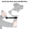 BGNing Handle Extension Bracket Monitor Mount Adapter with 1/4 3/8 Interface Cold Shoe Mount Compatible with DJI RS2 RSC2 Gimbal Stabilizer view 2
