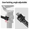 BGNing Handle Extension Bracket Monitor Mount Adapter with 1/4 3/8 Interface Cold Shoe Mount Compatible with DJI RS2 RSC2 Gimbal Stabilizer view 4