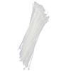 Yinpecly 150PCS Resistant Cable Zip Ties 7.87 x 0.08 inch(L x W) Tensile Strength Eco-Friendly Wire Tie White view 1