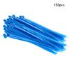 Yinpecly 150PCS Resistant Cable Zip Ties 7.87 Inch Tensile Strength Eco-Friendly Wire Tie Blue view 2