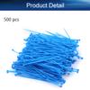 Yinpecly 500PCS Resistant Cable Zip Ties 4" Tensile Strength Eco-Friendly Wire Tie Blue view 4