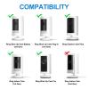ALERTCAM 2Pack Adjustable Security Wall Mount Bracket for Stick Up Cam & Outdoor Cam Plus, Perfect View Angle for Your Surveillance Camera System - Black view 2