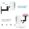 ALERTCAM 2Pack Adjustable Security Wall Mount Bracket for Stick Up Cam & Outdoor Cam Plus, Perfect View Angle for Your Surveillance Camera System - Black view 4