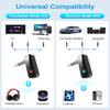 (Upgraded) Ankilo Aux Bluetooth 5.3 Adapter for Car, 2 in 1 Bluetooth Receiver Transmitter for Car with Display Screen, Suitable for Cars, Speakers, Stereo Systems and Headphones view 3