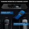 7" Dual Mirror Dash Cam Front and Rear FHD 1080P Car Camera Touchscreen Rear View Mirror Camera Waterproof Backup Camera with Parking Assistance Motion Detection view 3
