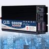 ZWJABYY Inverter 3000W 4000W 5000W Pure Sine Wave Inverter 12V/24V/48V/60V Dc to 110V/220V Ac Inverter Power Inverter for Car Truck with Triple Ac Outlets,48Vto110v-5000W view 1