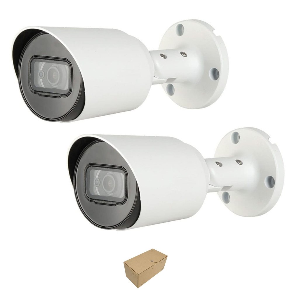 2 x Dauha OEM 2MP IR Indoor/Outdoor 2.8mm Fixed CCTV Bullet Security Camera CVI