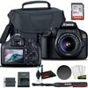 Canon EOS 4000D DSLR Camera with 18-55mm Lens + EOS Bag + Sandisk Ultra 64GB Card + Cleaning Set and More (International Model) view 1