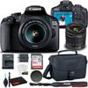Canon EOS 2000D DSLR Camera with 18-55mm Lens + EOS Bag + Sandisk Ultra 64GB Card + Cleaning Set and More (International Model) view 1