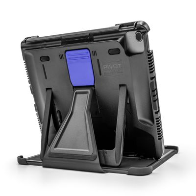 PIVOT A20A Atlas Robust Tablet Case - Fits iPad Air 4th gen & iPad Pro 11 in (1st - 4th gen) - 360 Degree Protection - for Professional Pilots, General Aviation - Black/Blue