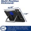 PIVOT A20A Atlas Robust Tablet Case - Fits iPad Air 4th gen & iPad Pro 11 in (1st - 4th gen) - 360 Degree Protection - for Professional Pilots, General Aviation - Black/Blue view 3