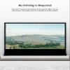 VIVIDSTORM-Screen Projector S 92 inch Motor Rollable Foldaway Portable Screen with White Cinema PVC, 4k 3D HD Gaming/Office Room,Compatible with Standard Projector,VWSDSTW92H view 3