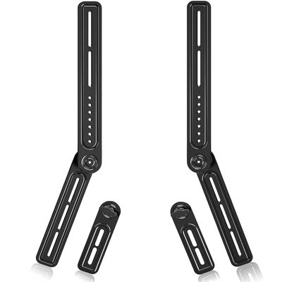 Universal Sound Bar Mount Bracket for Above/Under TV, Fits 23-65 Inch TVs, up to 22 lbs by XINLEI SBR301