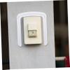 Hemobllo 1pc Rain Cover for Access Control Machine Sturdy Plastic Attendance Machine Protector Easy Installation Wall-mounted Design for view 3