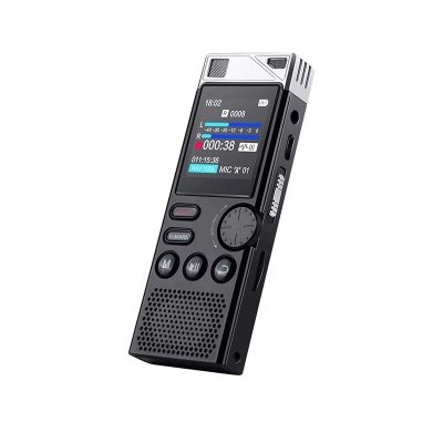 UOOD Digital Voice Recorder 8GB, USB Voice Activated Dictaphone, MP3 Player, Audio Recording Device, Built-in Microphone and Speaker for Lectures, Meetings
