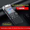 UOOD Digital Voice Recorder 8GB, USB Voice Activated Dictaphone, MP3 Player, Audio Recording Device, Built-in Microphone and Speaker for Lectures, Meetings view 2