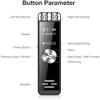 UOOD Digital Voice Recorder - 8GB Voice Activated Recorder with Playback USB Rechargeable, Noise Cancelling Audio Recorder for lectures, Microphone for HD Sound Recording Metal Casing Dictaphone view 2