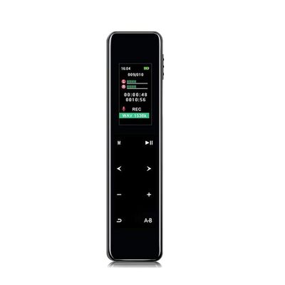 UOOD Mini Voice Activated Recorder,Touch Screen Voice Activated Recorder Digital Long Hours Voice Recorder, MP3 Audio Recording Devicefor Lecture/Conference/Lesson (Color : 32G)