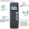 UOOD 8GB Digital Voice Recorder Voice Activated Recorder with Playback - Upgraded Small Tape Recorder for Lectures, Meetings, Interviews, Mini Audio Recorder USB Charge, MP3 view 4