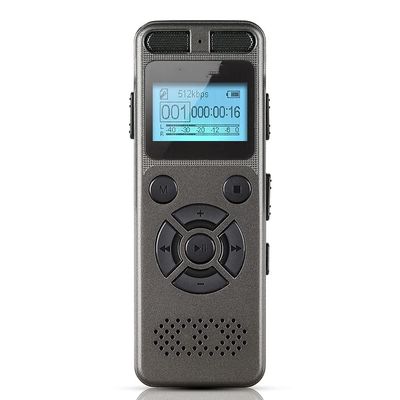UOOD Digital Voice Activated Recorder for Lectures - Audio Recorder Dictaphone Voice Activated Recorder Recording Device with Playback,MP3 Player (Color : 8G)