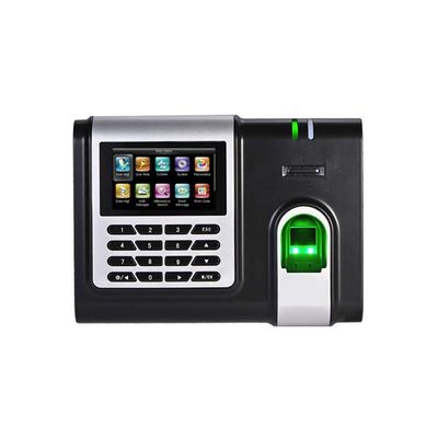 Attendance Machine Clock Color Screen Employee Attendance Equipment 3000 Fingerprint Capacity Biometric Fingerprint Reader for Company, Enterprise