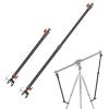 Neewer Camera Slider Support Arm Stabilizer, 2-Pack Adjustable Tripod Stability Arm for Increasing Stability in Aluminum Alloy, Extendable Poles for Camera Video Slider Rail with C Clamps and BallHead view 1