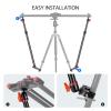 Neewer Camera Slider Support Arm Stabilizer, 2-Pack Adjustable Tripod Stability Arm for Increasing Stability in Aluminum Alloy, Extendable Poles for Camera Video Slider Rail with C Clamps and BallHead view 3