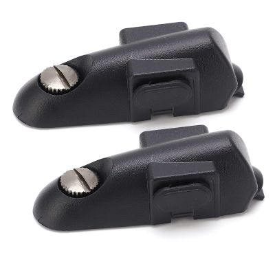 Walkie Talkie Earpiece Adapter, Universal 2 Pin Plug Compatibility, Two-Way Radio Mic Adapter, 2 Pack for Security Staff, Event Crews, Amusement Parks