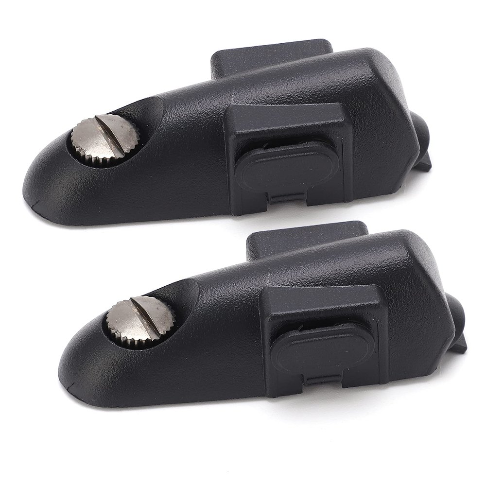 Walkie Talkie Earpiece Adapter, Universal 2 Pin Plug Compatibility, Two-Way Radio Mic Adapter, 2 Pack for Security Staff, Event Crews, Amusement Parks
