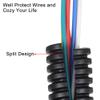 uxcell 5 M 9x12mm PP Split Corrugated Conduit Tube for Garden, Office Black view 3