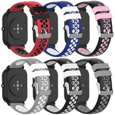 ECSEM Compatible with Popglory P22 Smart Watch Band, Sport Straps Flexible Silicone Wristband Replacement Bands for Popglory P22