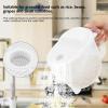 Rice Washing Strainer, Hands-free Grains Washer, Resin 19*12*16cm Multi-Funtion Eco-friendly for Restaurant Kitchen Accessory Home view 4