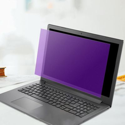 Anti-Glare Screen Protector for 13.3-15.6 inch Laptop, Blocking Blue Light Filter, Matte Film Compatible with HP/Dell/Sony/Samsung/Lenovo Electrostatic Adsorption,without Glue,13.3 inch/294165mm