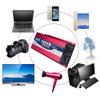 ZWJABYY 1600W/2200W Pure Sine Wave Inverter,Dc 12V/24V to Ac 110V/220V Power Inverter Power Bank with Ac Outlet LCD Digital Display Power Converter Car Inverter for Travel/Camping,1600W-24Vto110V view 3