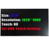 23.8" Compatible FHD LED LCD Display Screen Panel Replacement for HP AIO 24-F0079C Non-Touch Desktop view 2