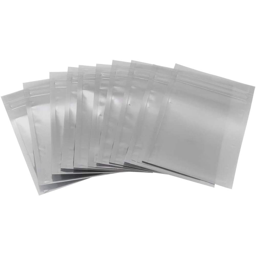 Storage Bag, 100Pcs/Lot Double Side 15 Wire Antistatic Storage Package Bag Zip Lock Resealable Pouch for Electronic Components(8*12cm )