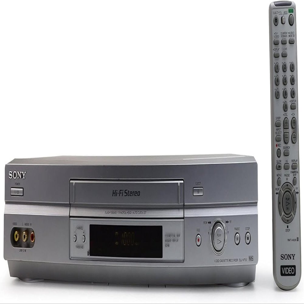 Sony SLV-N750 Full Chassis 4-Head Hi-Fi VCR (Renewed)