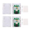 Junction Boxes, 2Pcs RJ45 Surface Mount Box Cat6 Single-Port Desktop Information Network Junction Boxes view 1