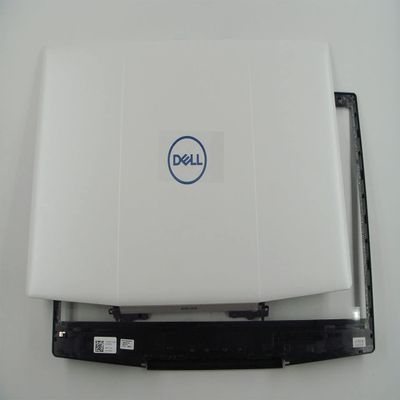 Bayjebu Parts for DELL G Series G3 15 3590 3500 LCD Cover Lid with Hinges and Front Bezel White 03HKFN 07MD2F