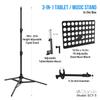 IA Stands ECT3 Music Sheet and Tablet Tripod Stand with Interchangeable Tablet Holder view 3
