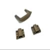 Restore Hardware Antique Table Latch Keepers Table-Leaf Forks Premium Quality Solid Brass, Antiqued. Used to Hold Leaves Together. 2-1/2" Center-to-Center Prongs view 3