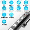 12 Outlet Surge Protector Metal Power Strip, 1800J Mountable Power Outlet, Heavy Duty Workshop Metal Power Strip for Commercial, Industrial, School and Home,15A 125V 1875W (6FT) view 2