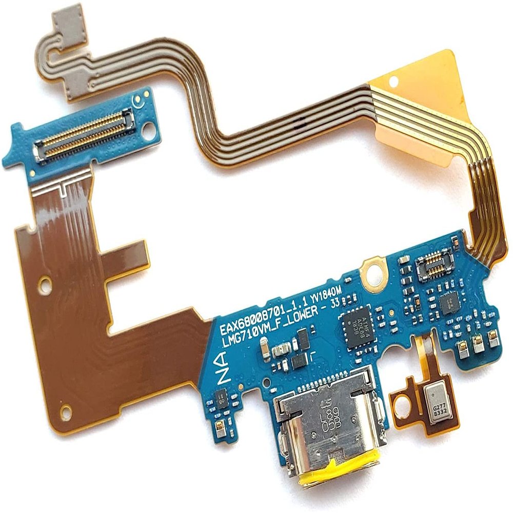 RILECTRO USB Charging Port Dock Mic Flex Cable with Mic Replacement for LG G7 ThinQ - US Version