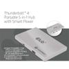 Club 3D CSV-1580 Smart Power Portable 5-1 Thunderbolt 4 Hub, Max 60W Charging for Laptop, 8K @30Hz or Dual 4K@60Hz Display view 4